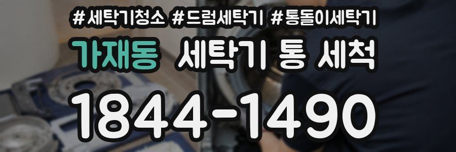 가재동 세탁기 통 세척