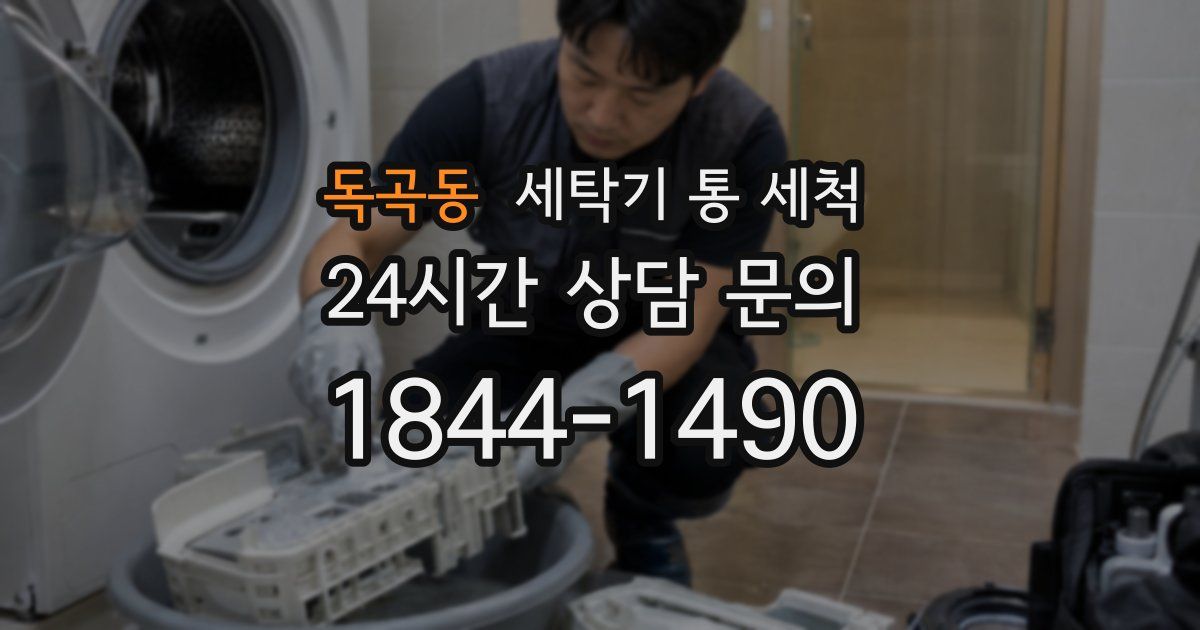 독곡동 세탁기 통 세척