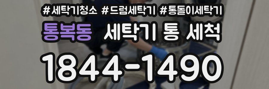 통복동 세탁기 통 세척