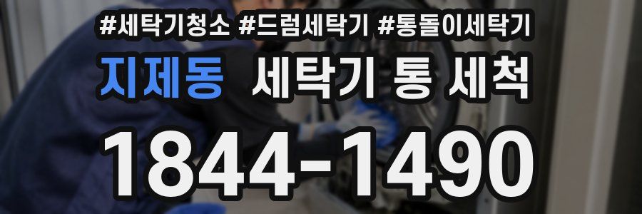 지제동 세탁기 통 세척