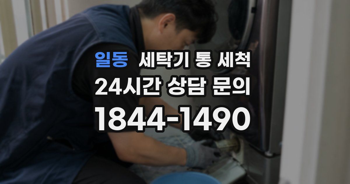 일동 세탁기 통 세척