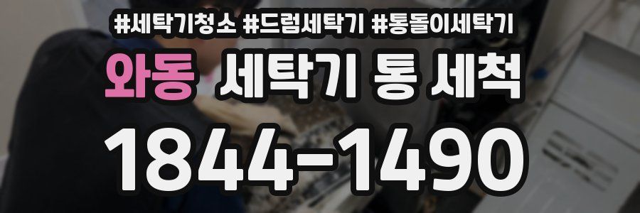 와동 세탁기 통 세척