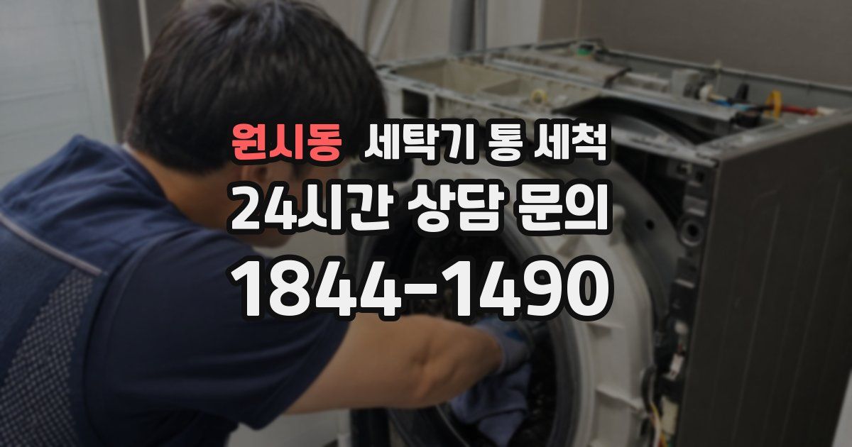 원시동 세탁기 통 세척