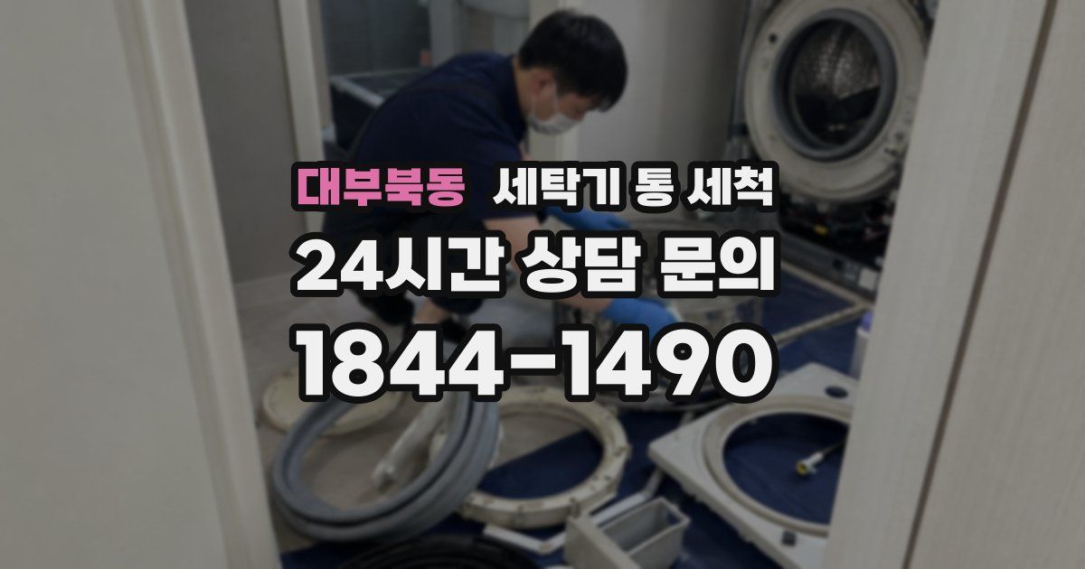 대부북동 세탁기 통 세척