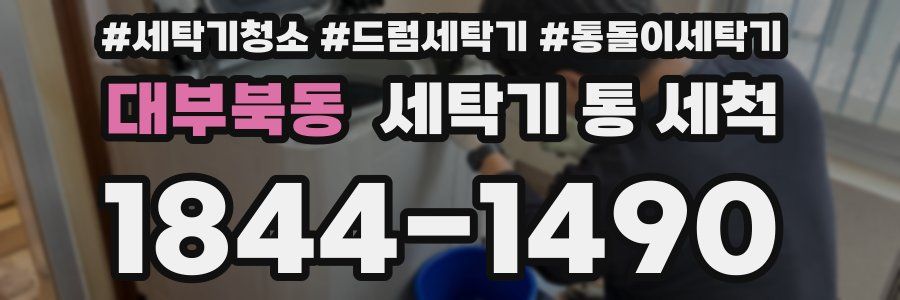 대부북동 세탁기 통 세척