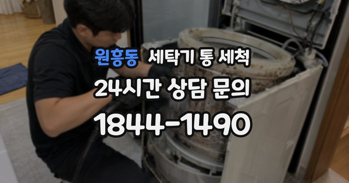 원흥동 세탁기 통 세척