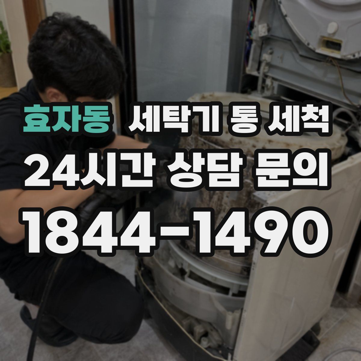 효자동 세탁기 통 세척