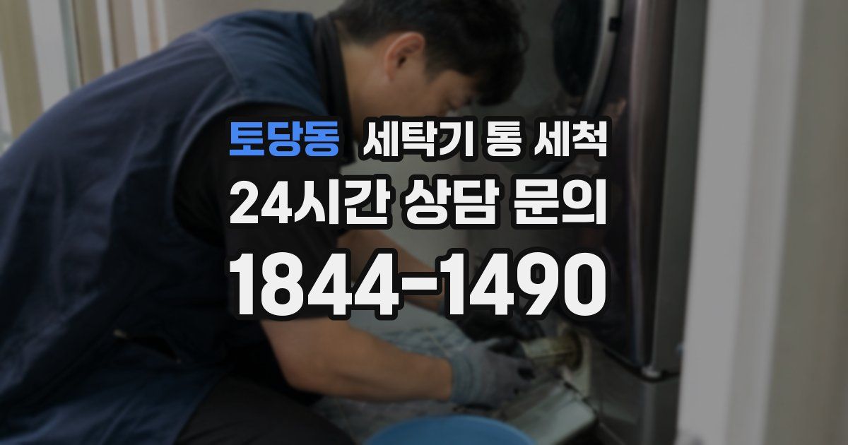 토당동 세탁기 통 세척