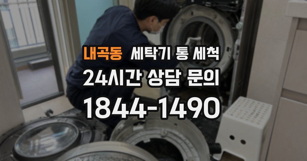 내곡동 세탁기 통 세척