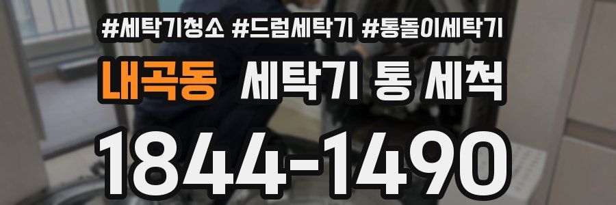 내곡동 세탁기 통 세척