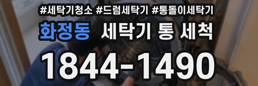 화정동 세탁기 통 세척