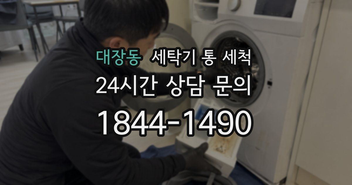 대장동 세탁기 통 세척