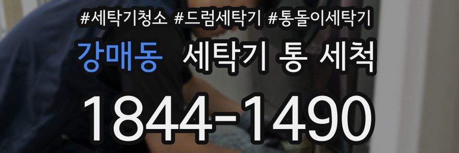 강매동 세탁기 통 세척