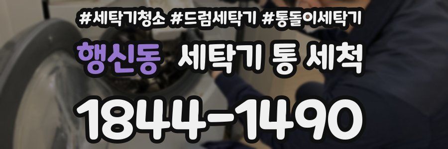 행신동 세탁기 통 세척