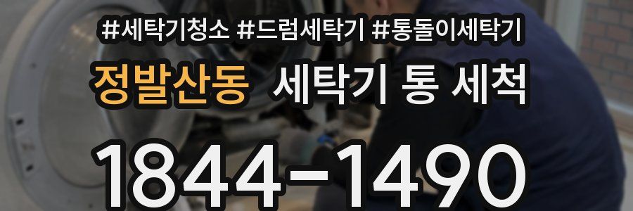정발산동 세탁기 통 세척