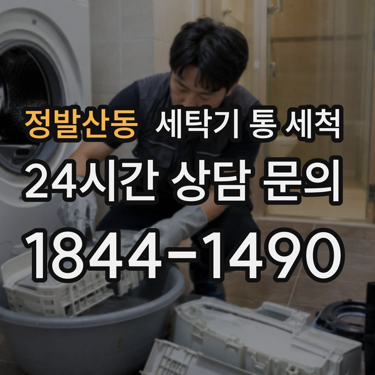 정발산동 세탁기 통 세척