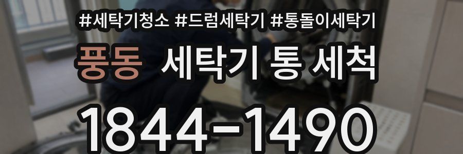 풍동 세탁기 통 세척