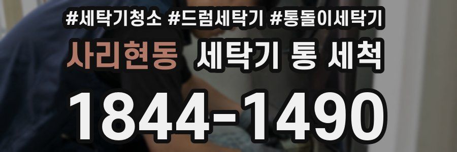 사리현동 세탁기 통 세척