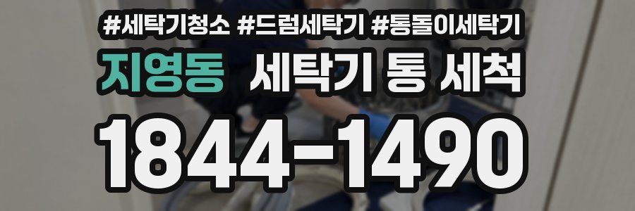지영동 세탁기 통 세척