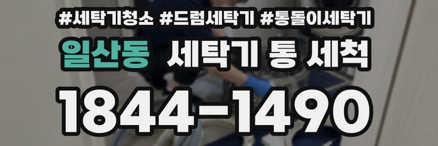 일산동 세탁기 통 세척