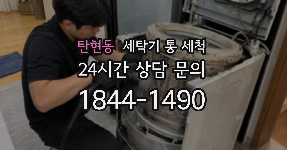 탄현동 세탁기 통 세척