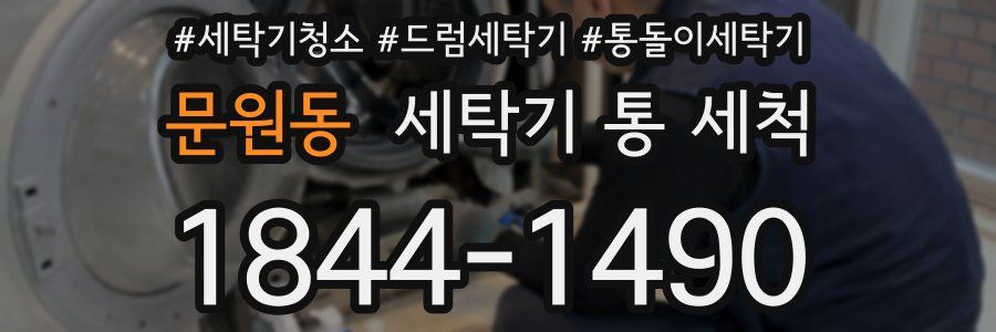 문원동 세탁기 통 세척