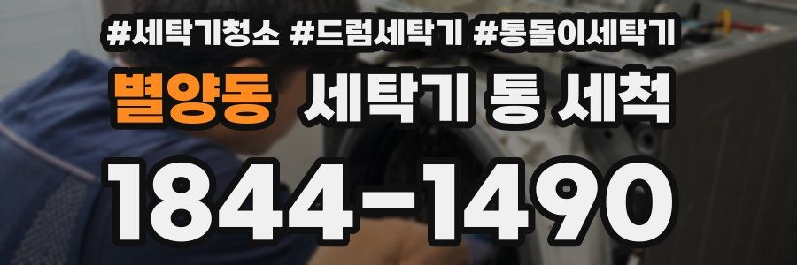 별양동 세탁기 통 세척