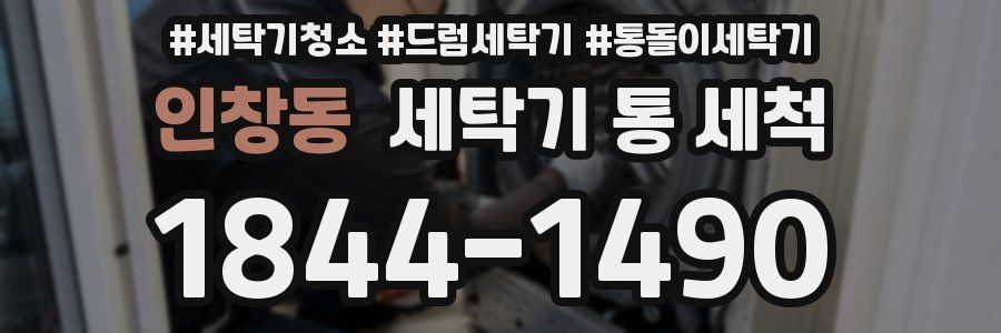 인창동 세탁기 통 세척