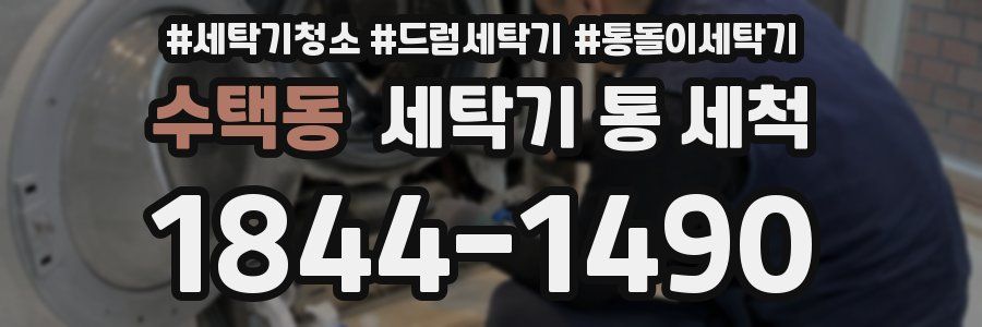수택동 세탁기 통 세척