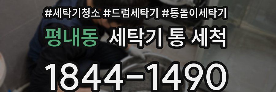 평내동 세탁기 통 세척