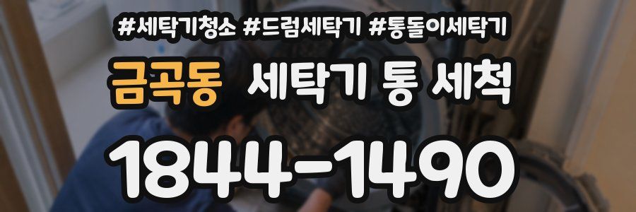금곡동 세탁기 통 세척