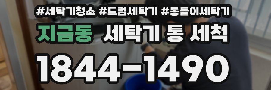 지금동 세탁기 통 세척
