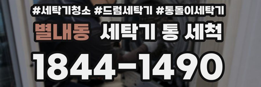 별내동 세탁기 통 세척