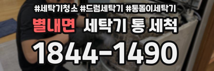 별내면 세탁기 통 세척
