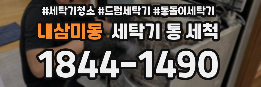 내삼미동 세탁기 통 세척