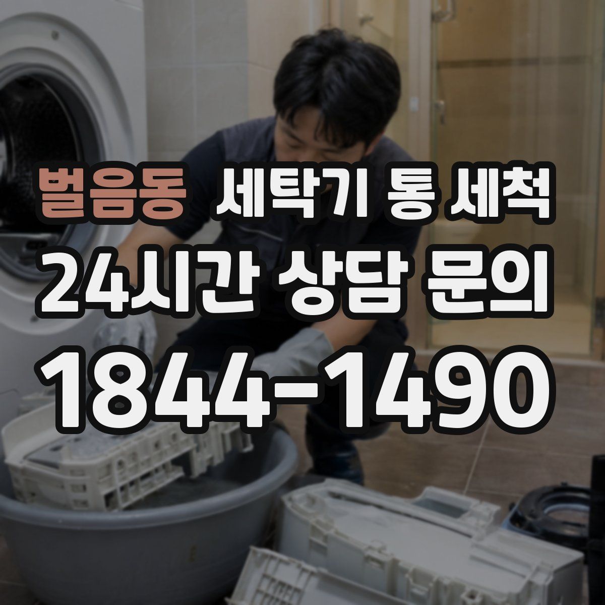 벌음동 세탁기 통 세척