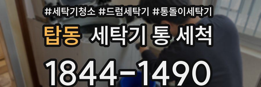 탑동 세탁기 통 세척