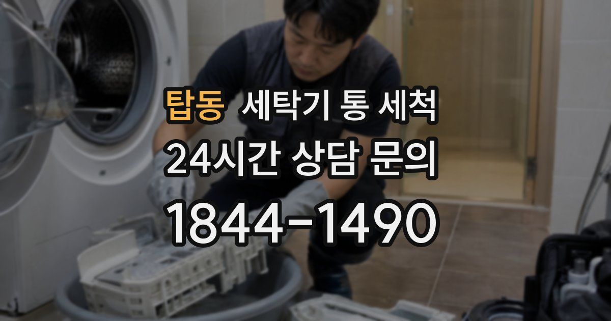 탑동 세탁기 통 세척