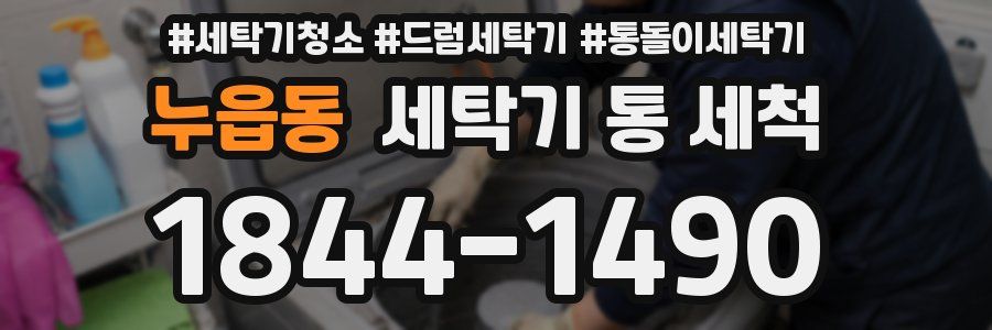 누읍동 세탁기 통 세척