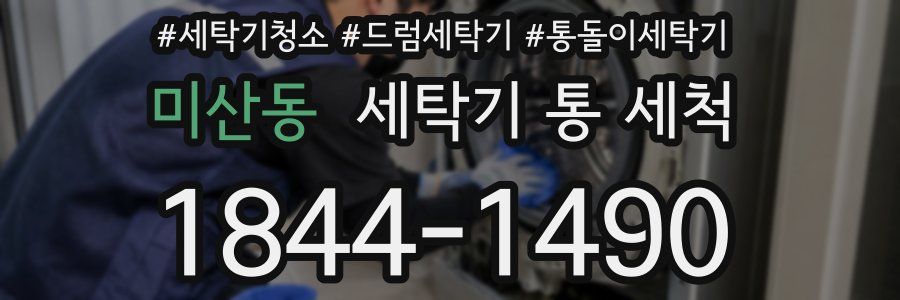 미산동 세탁기 통 세척