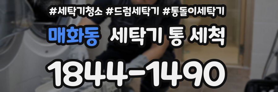 매화동 세탁기 통 세척