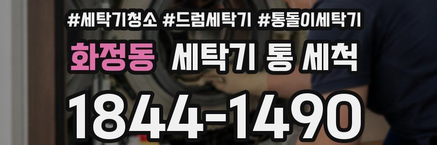 화정동 세탁기 통 세척