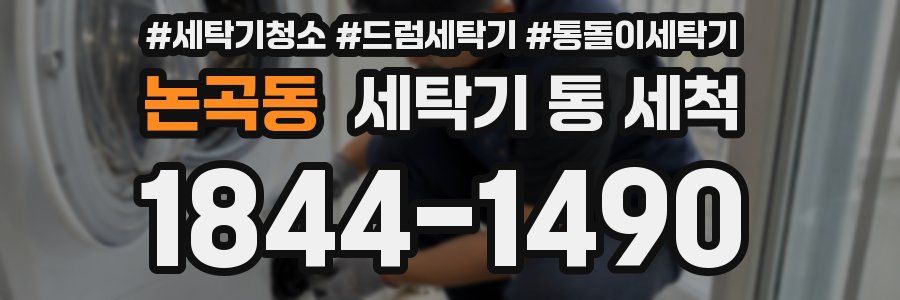 논곡동 세탁기 통 세척