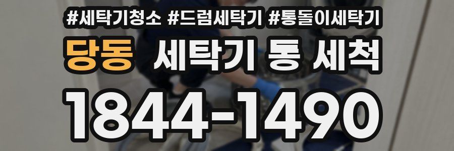 당동 세탁기 통 세척