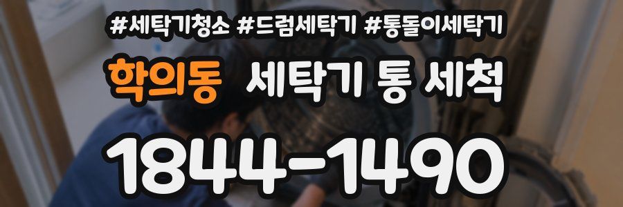 학의동 세탁기 통 세척