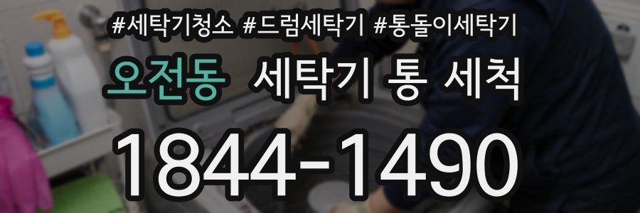 오전동 세탁기 통 세척