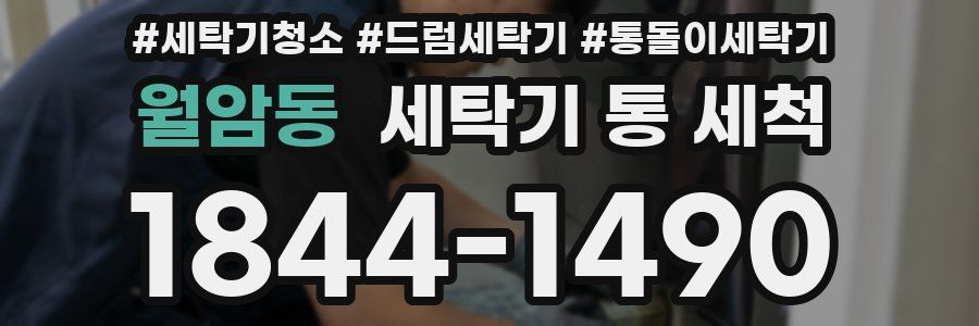 월암동 세탁기 통 세척