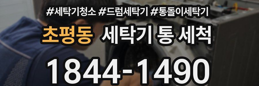 초평동 세탁기 통 세척