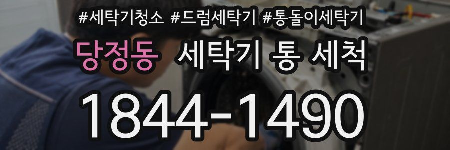당정동 세탁기 통 세척
