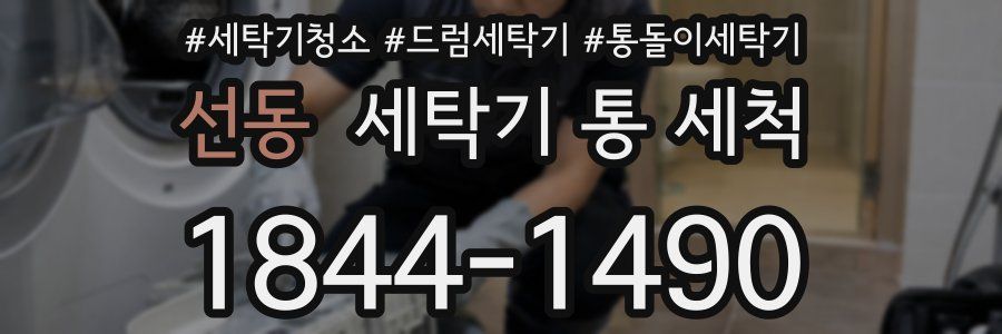 선동 세탁기 통 세척
